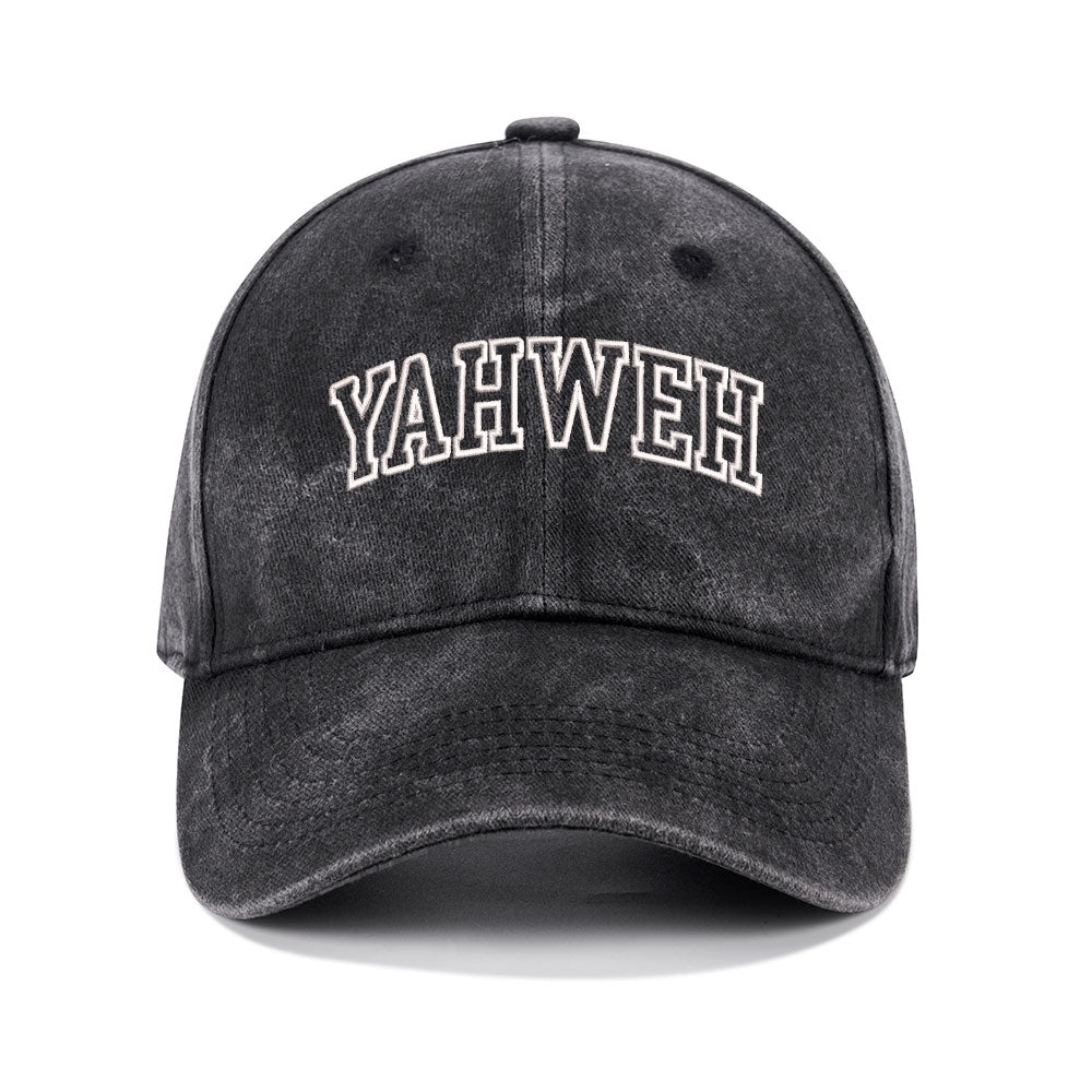YAHWEH Christian Washed Hat