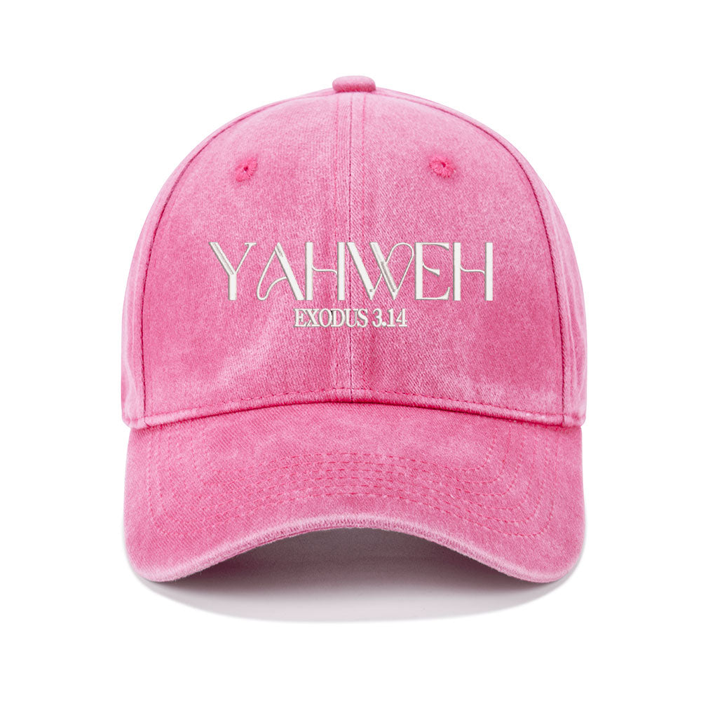 YAHWEH Christian Washed Hat