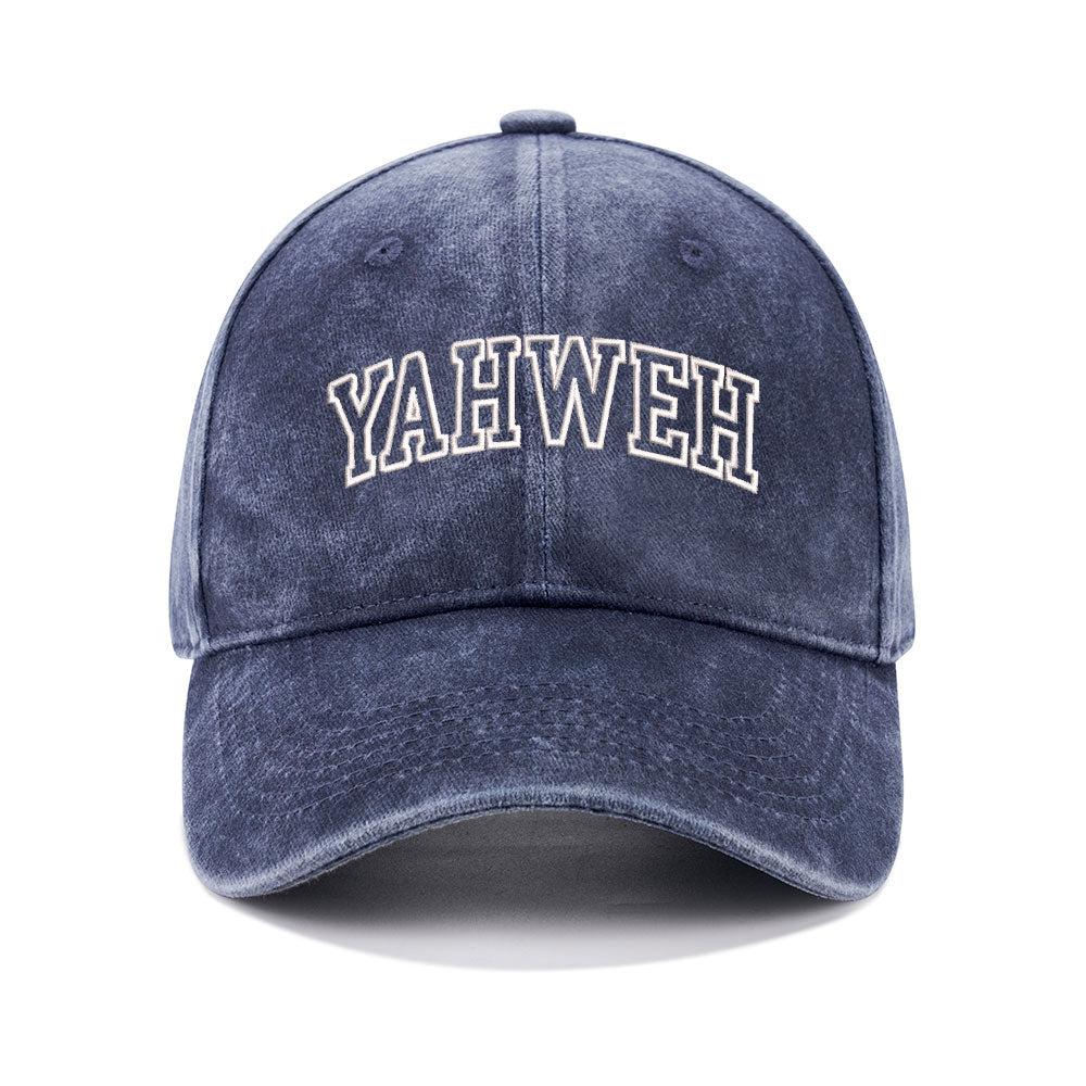 YAHWEH Christian Washed Hat