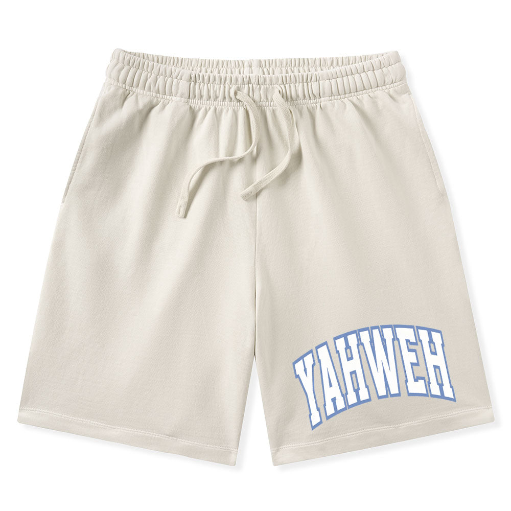 YAHWEH Christian Washed Shorts