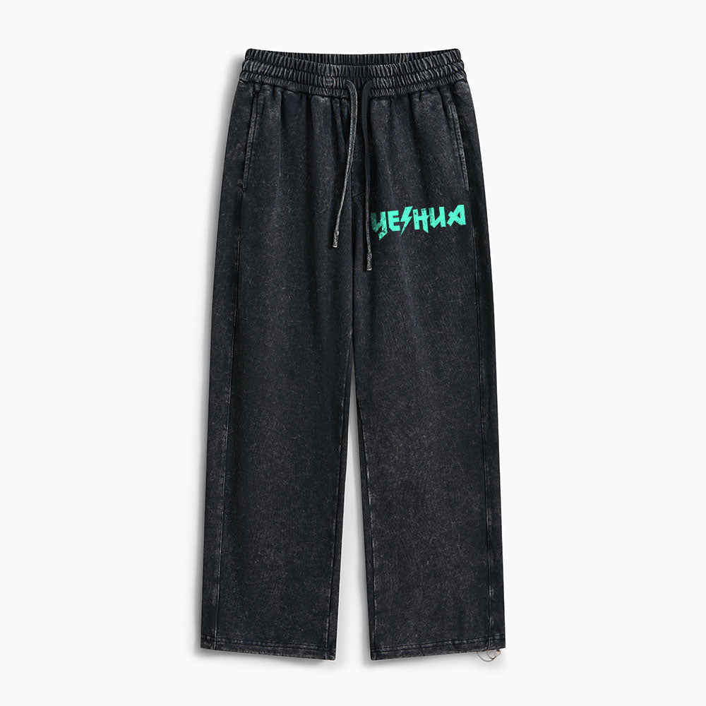 Yeshua Christian Washed Sweatpants