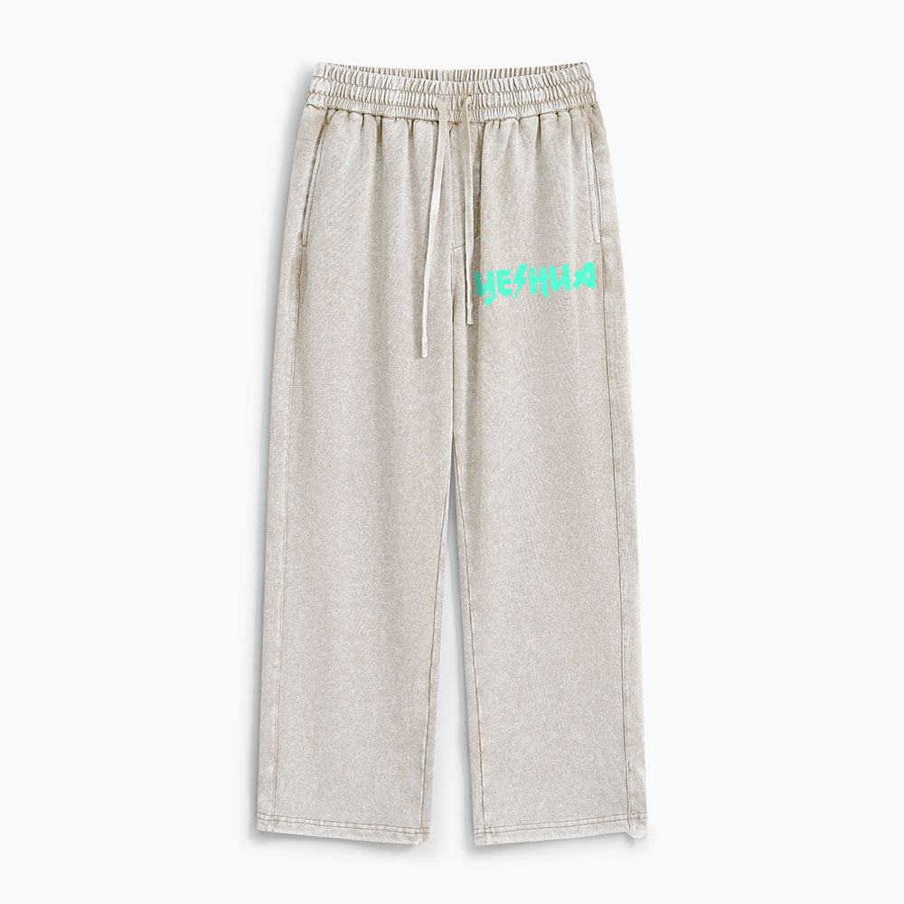 Yeshua Christian Washed Sweatpants