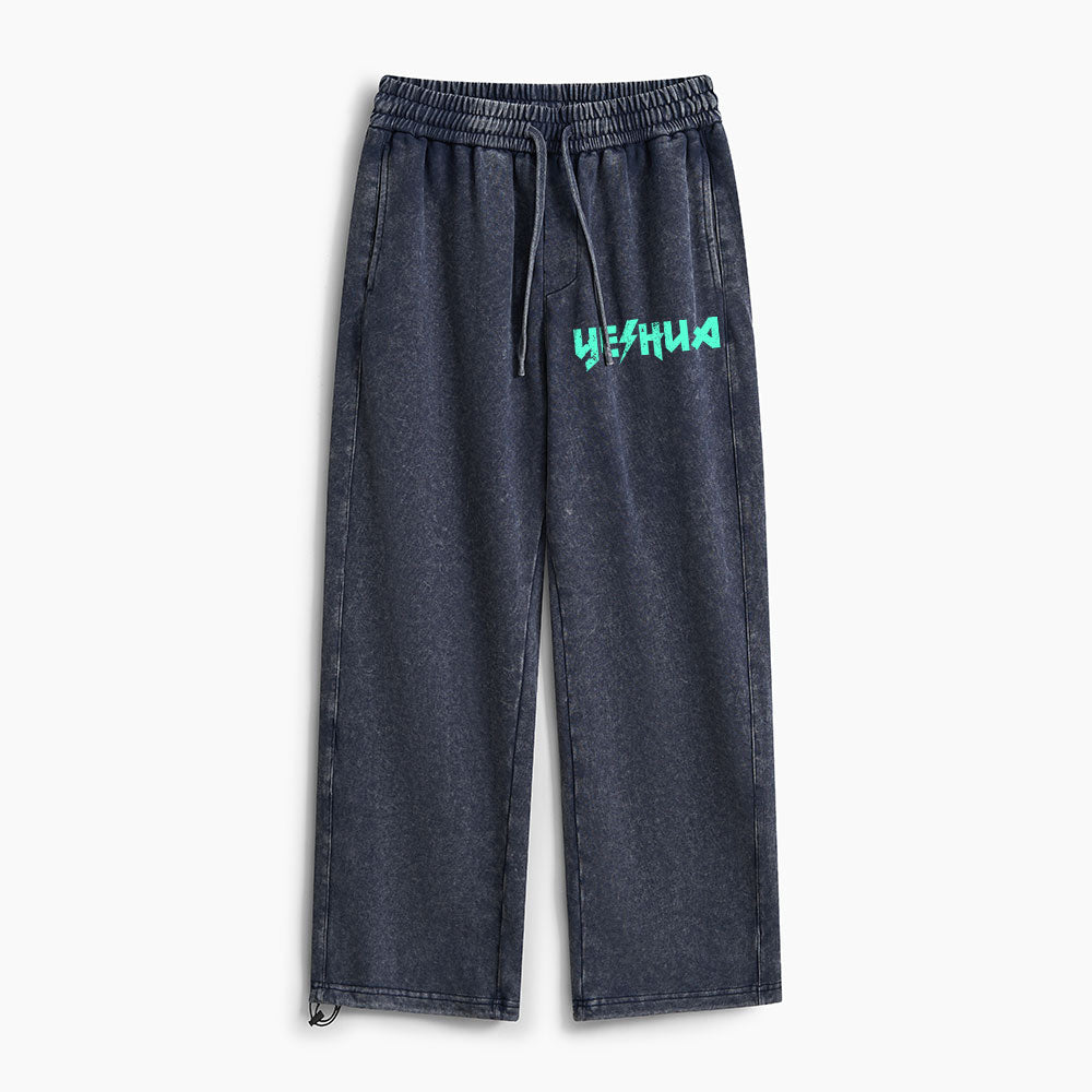 Yeshua Christian Washed Sweatpants