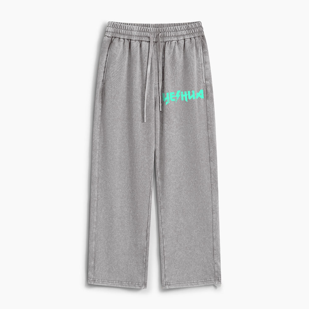Yeshua Christian Washed Sweatpants