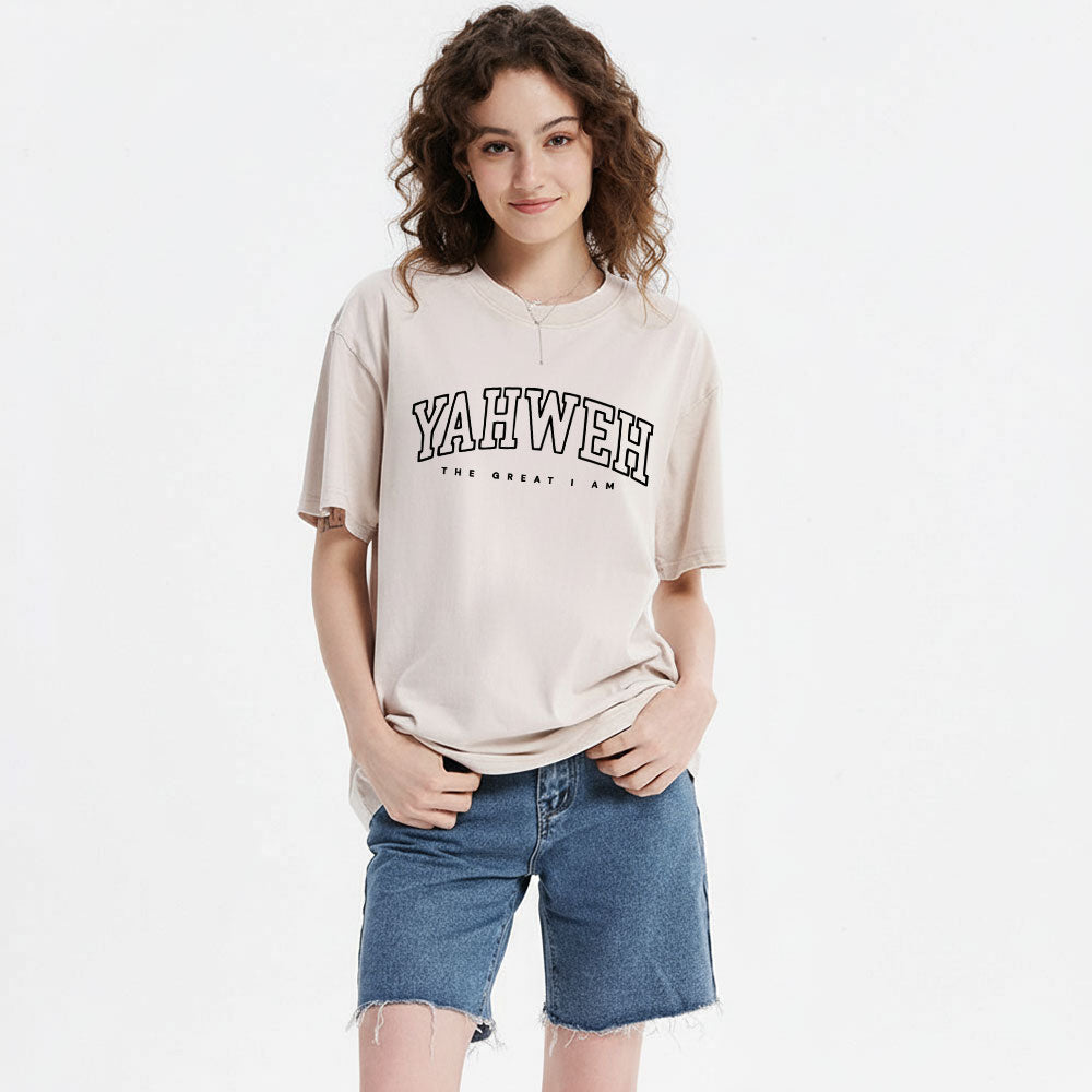YAHWEH Christian Washed T-Shirt