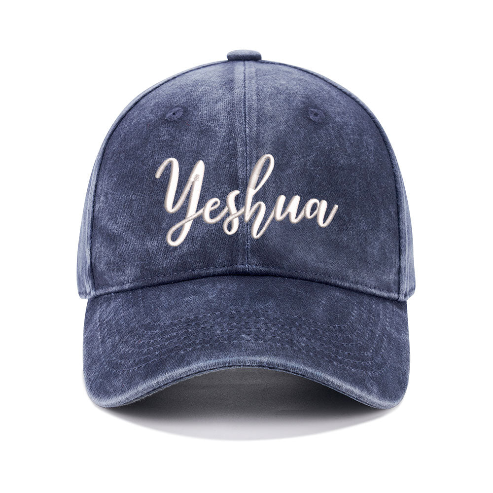 YESHUA Christian Washed Hat