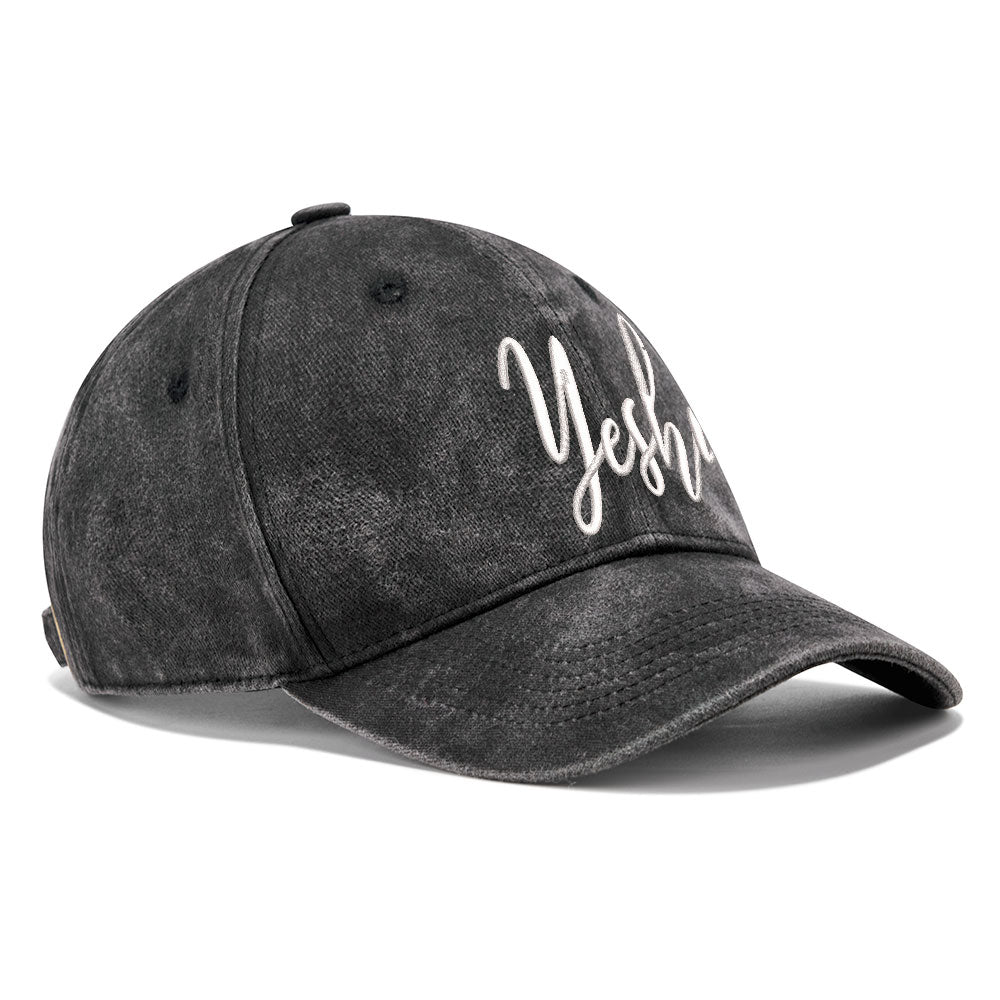YESHUA Christian Washed Hat