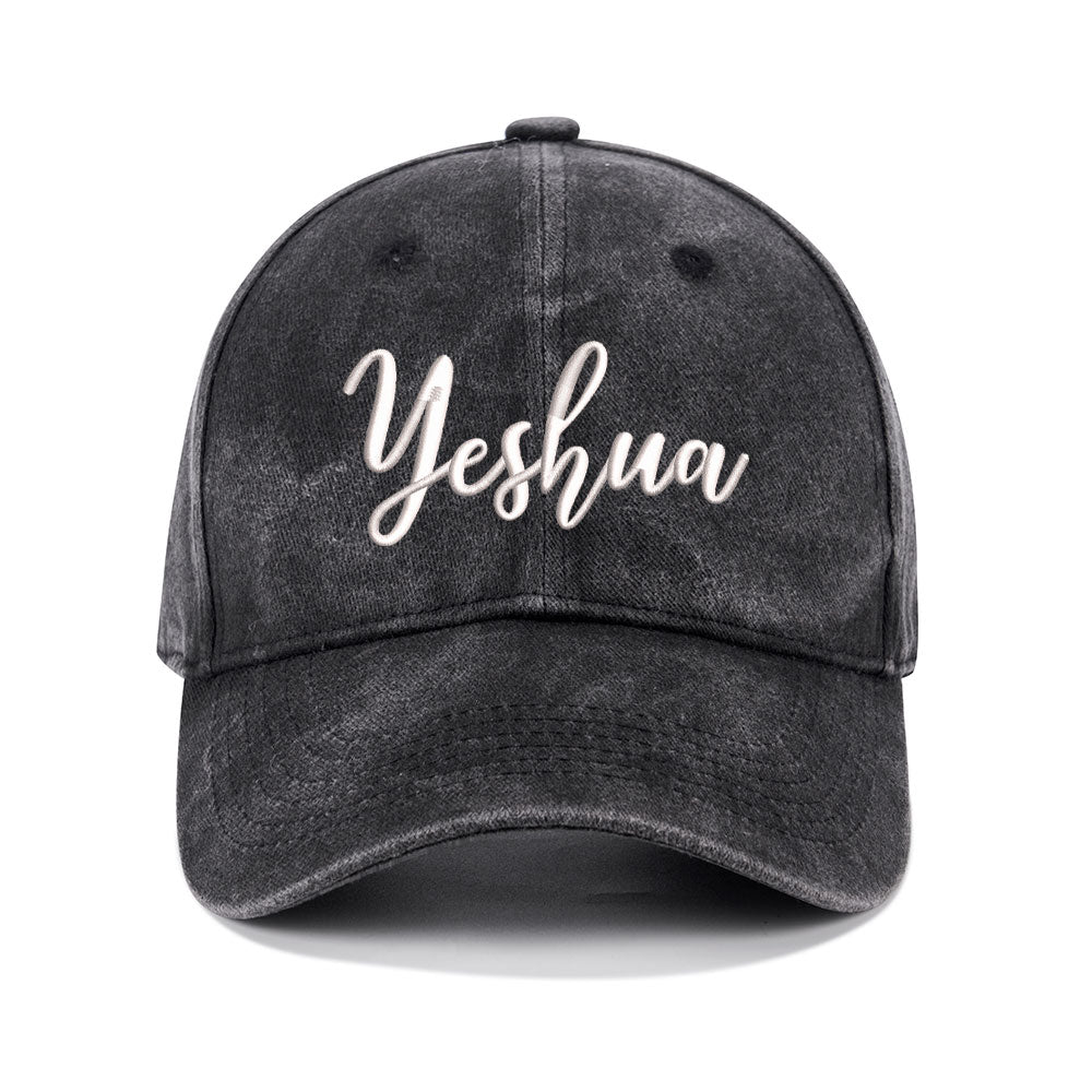 YESHUA Christian Washed Hat