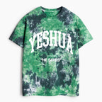 YESHUA He Saves Heavy Cotton Tie Dye T-Shirt