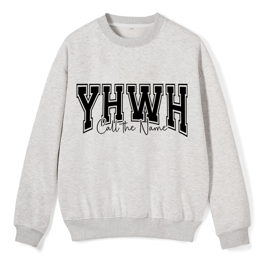 YHWH Christian Fleece Sweatshirt