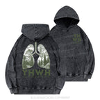 YHWH Christian Washed Hoodie