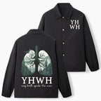 YHWH Every Breath Speaks His Name Christian Coach Jacket