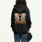 YHWH Every Breath Speaks His Name Christian Washed Hoodie