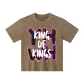 YHWH King Of Kings Christian Kid Washed T-Shirt