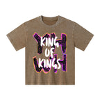 YHWH King Of Kings Christian Kid Washed T-Shirt