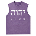 YHWH This Is My Name Forever Christian Washed Tank Top