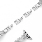 Sparkling Braided Metal Watch Band for Apple Watch