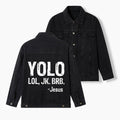 YOLO Christian Denim Jacket