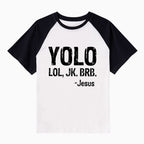 YOLO Christian Raglan Sleeve T-Shirt