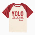 YOLO Christian Raglan Sleeve T-Shirt