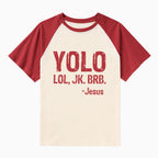 YOLO Christian Raglan Sleeve T-Shirt
