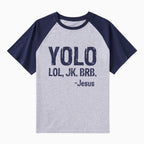 YOLO Christian Raglan Sleeve T-Shirt