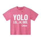YOLO Christian Washed Kid T-Shirt