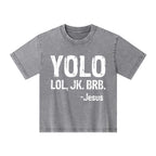 YOLO Christian Washed Kid T-Shirt