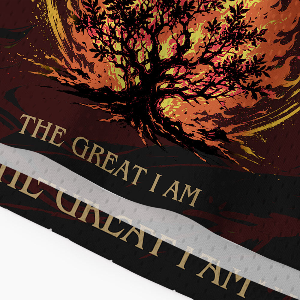 Yahweh The Great I Am Christian Mesh Jersey Tank Top