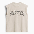 Yahweh The Great I Am Christian Women's Washed Tank Top