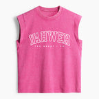 Yahweh The Great I Am Christian Women's Washed Tank Top