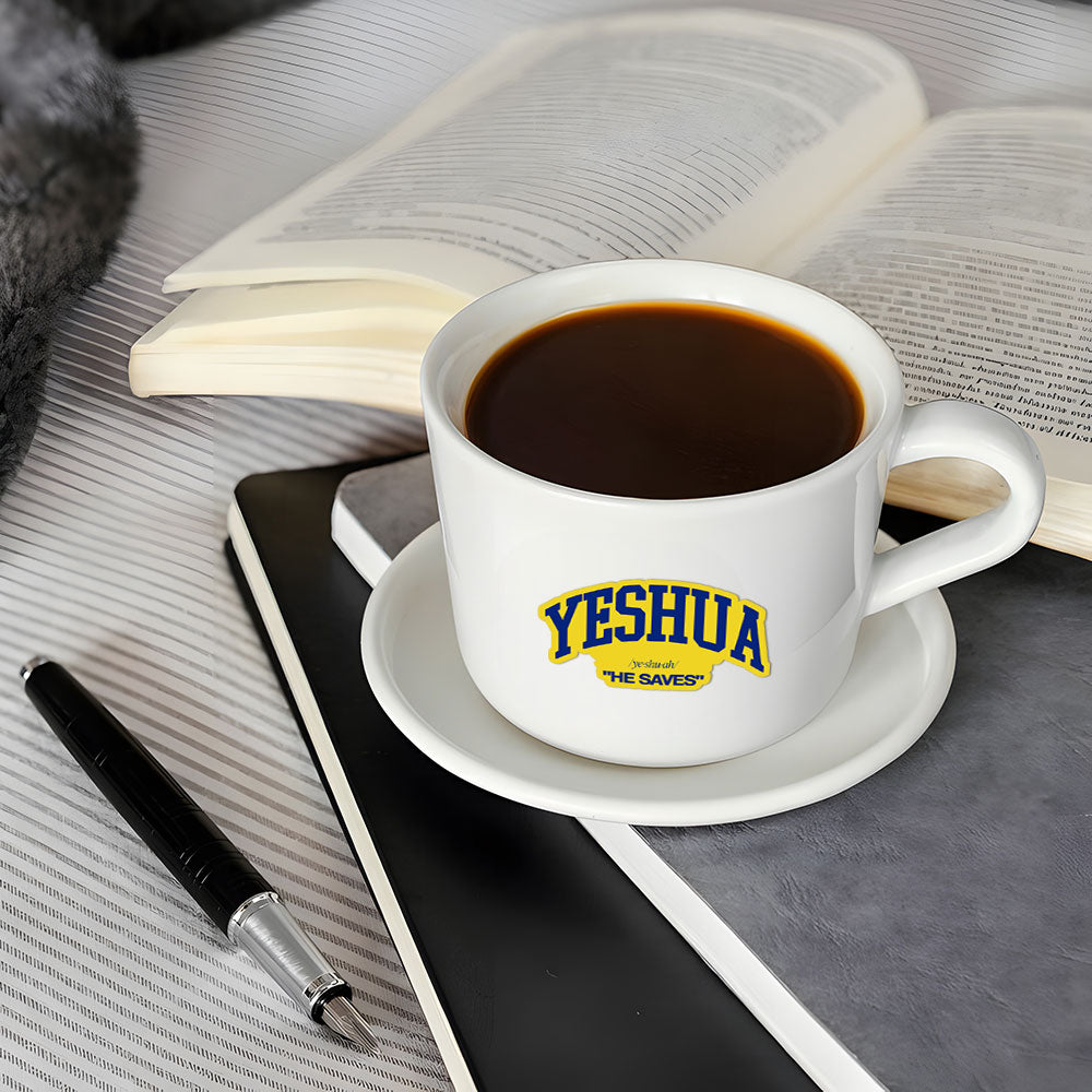 Yeshua He Saves Christian Stickers