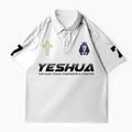 Yeshua Christian Buttoned Polo Jersey