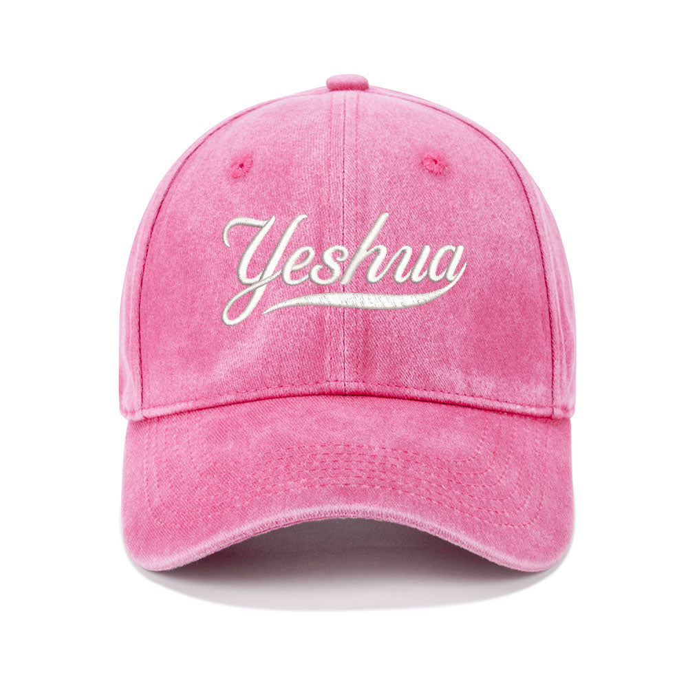 Yeshua Christian Couple Washed Hat