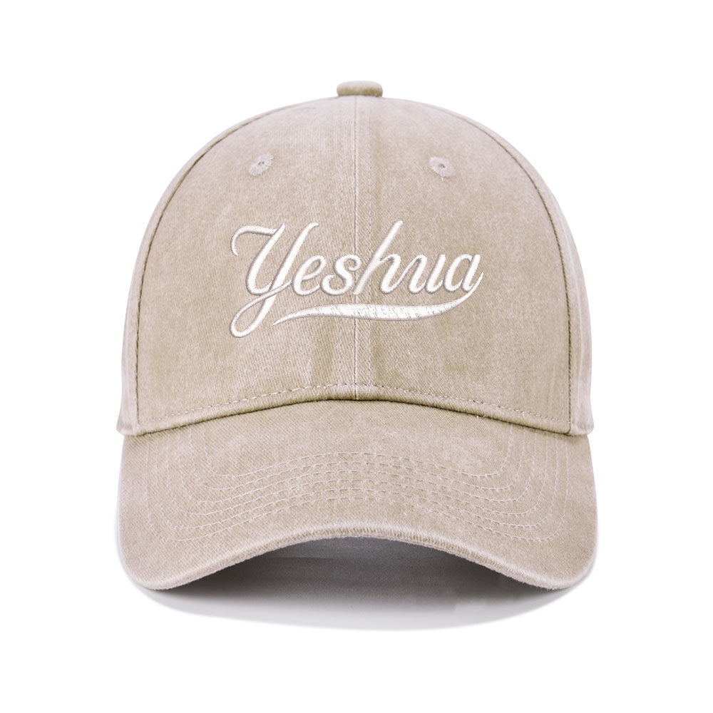 Yeshua Christian Couple Washed Hat