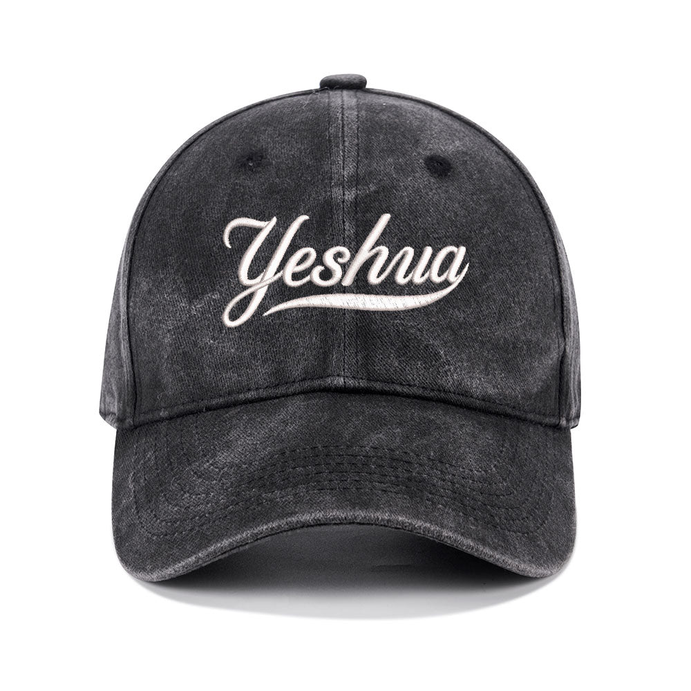 Yeshua Christian Couple Washed Hat