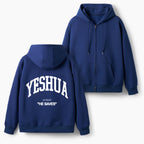 Yeshua He Saves Christian Fleece-Lined Full-Zip Hoodie