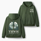 Yhwh Every Breath Speaks His Name Christian Fleece-Lined Full-Zip Hoodie