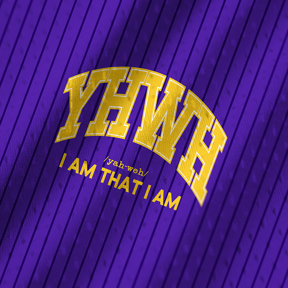 Yhwh I Am That I Am Christian Mesh Jersey Tank Top