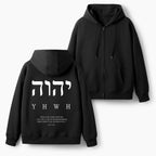 Yhwh This Is My Name Forever Christian Fleece-Lined Full-Zip Hoodie