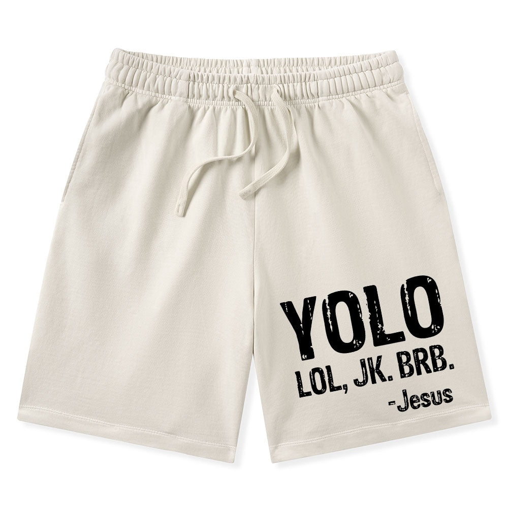 Yolo Christian Washed Shorts