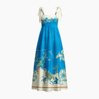 You Are So Loved Chrisitan White Tie Shoulder Maxi Dress