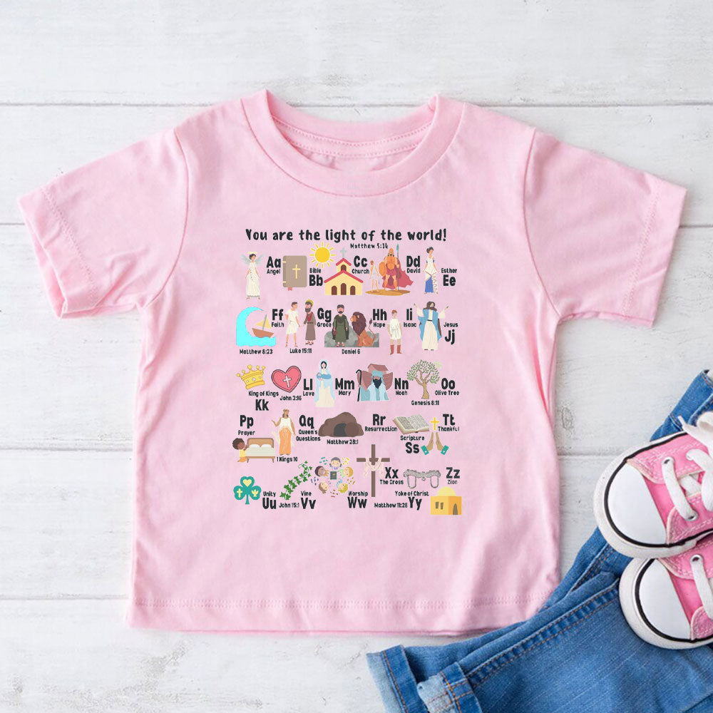 You Are The Light Of The World Christian Kid T-Shirt