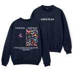 Your Plan And God's Plan Christian Fleece Sweatshirt