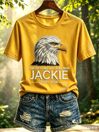 Women's Don't Mess With Jackie Print Tee