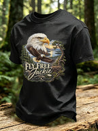Men'S Eagle Printed Short-Sleeve T-Shirt