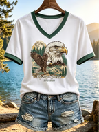 Women's Animal Print Casual Top