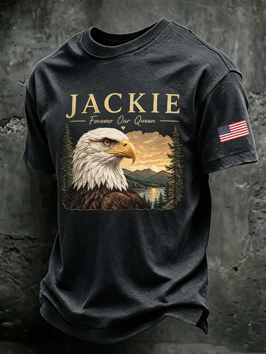 Men'S Jackie & Shadow Print Short-Sleeve T-Shirt