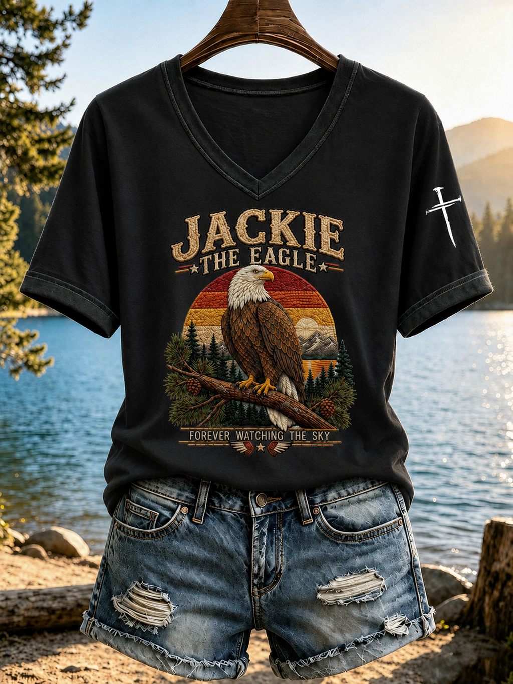 Women's Fly Free Jackie Print T-shirt