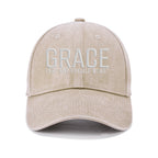 Grace Lest Any Should Boast Christian Washed Hat